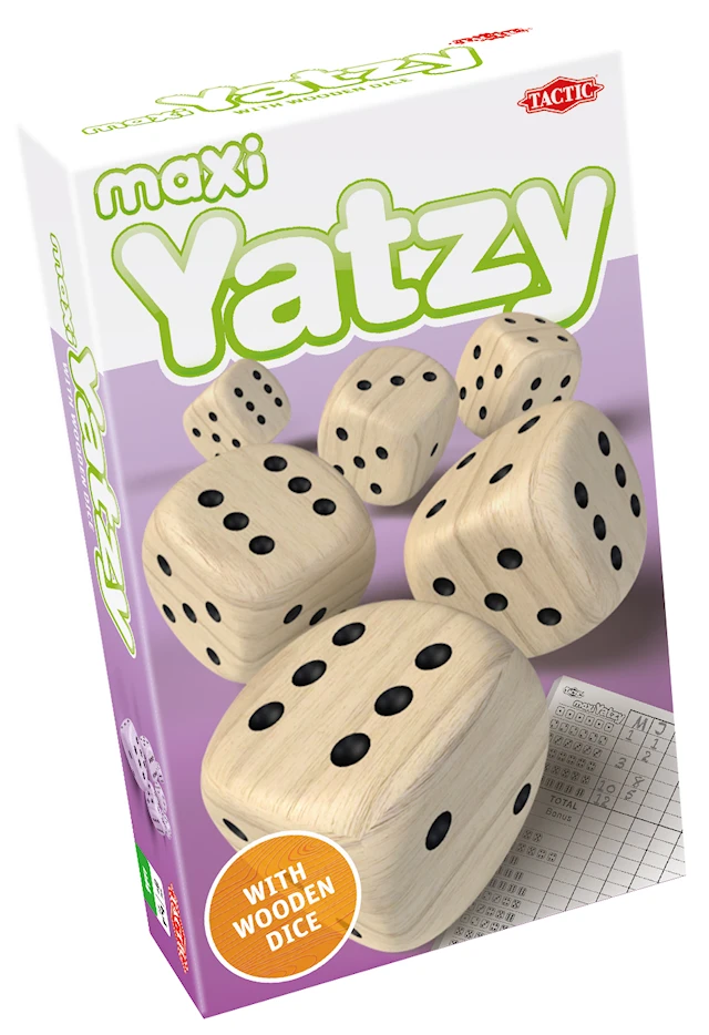 Maxi Yatzy puunopilla (FI/SE/NO/DK/EN)