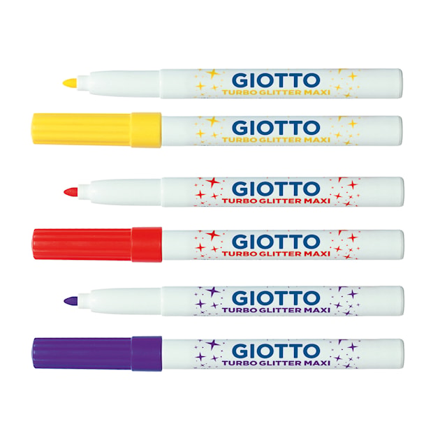 Produktbild 2 för Glitterpennor Extra Tjocka 6-p Giotto