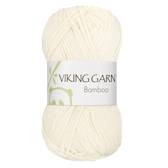 Bamboo 50 g Naturhvit 602 Viking Garn