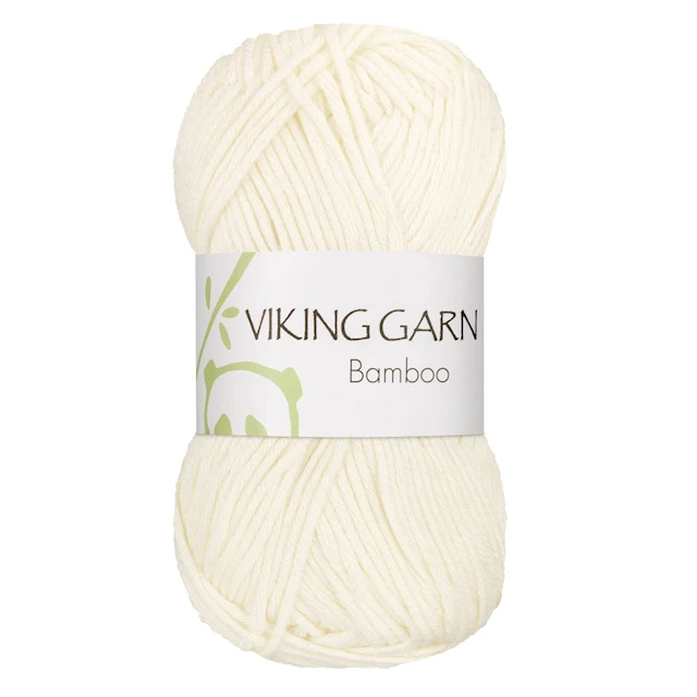Bamboo 50 g luonnonvalkoinen Viking Garn