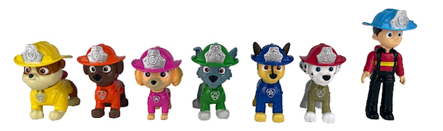 Tuotekuva 3 - Paw Patrol Fire Rescue Figurer 7-pack