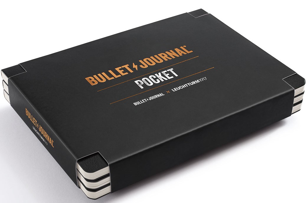 Bullet journal A6 Pilkullinen Black 3-pack Leuchtturm1917