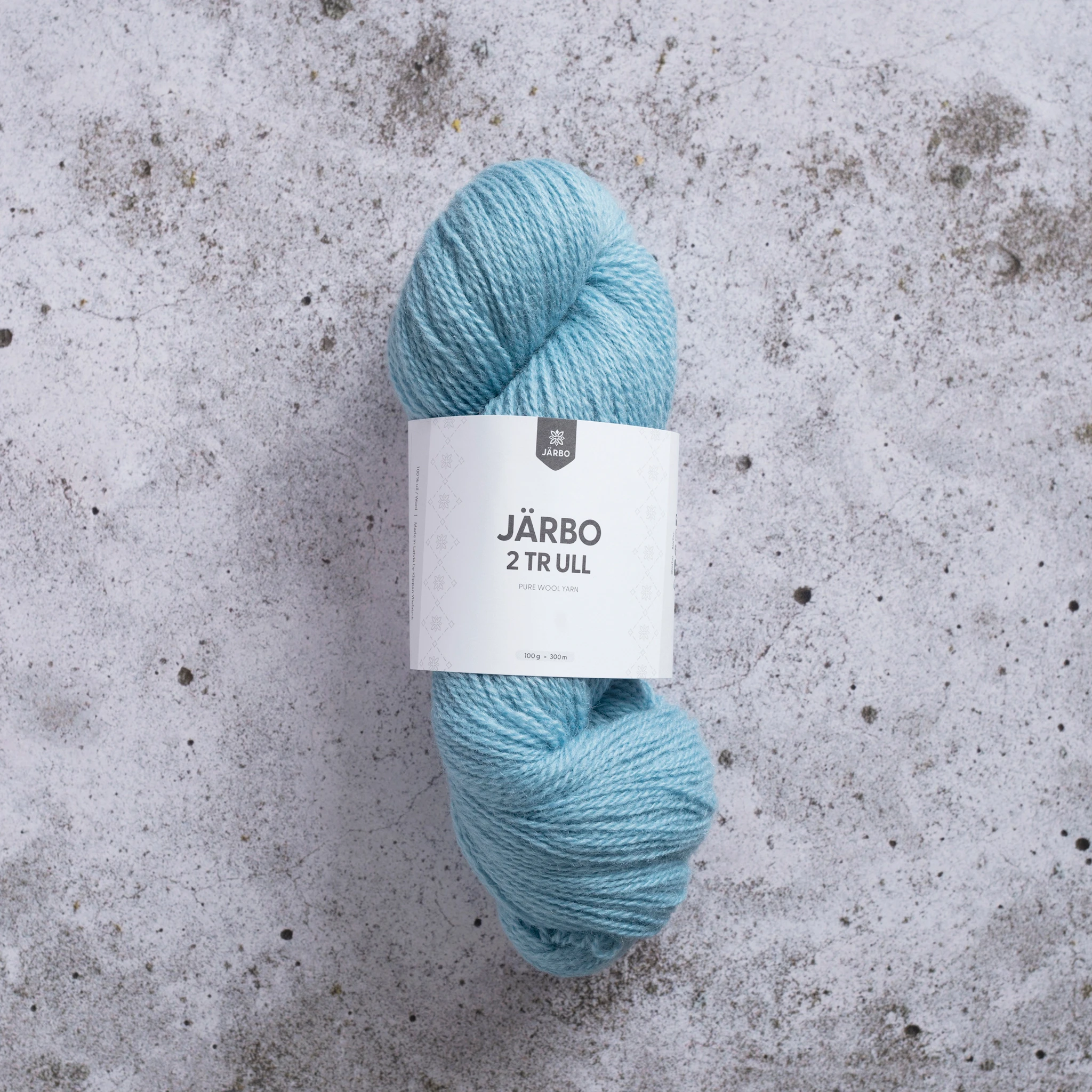 Produktbild för 2tr Ull 100 g Blue sky Järbo