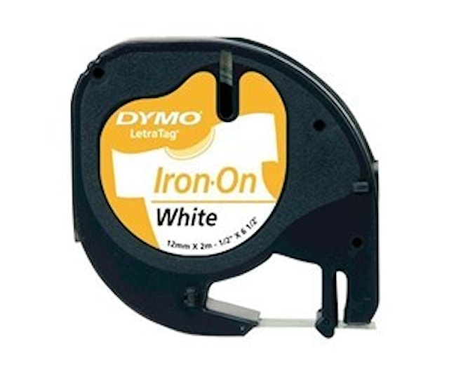 DYMO LetraTag Etikett Iron-on Black on White
