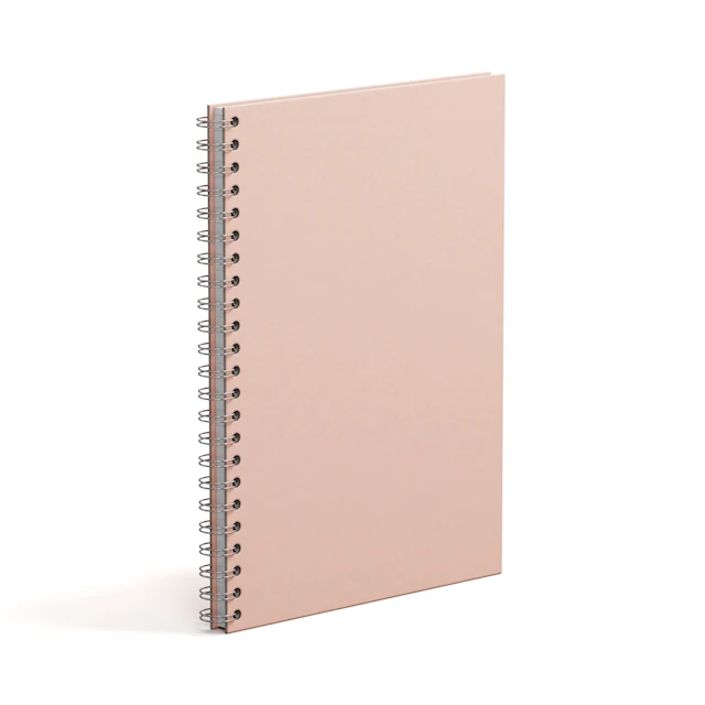Anteckningsbok A4 Olinjerad Dusty Pink 90 Blad Bigso Box of Sweden