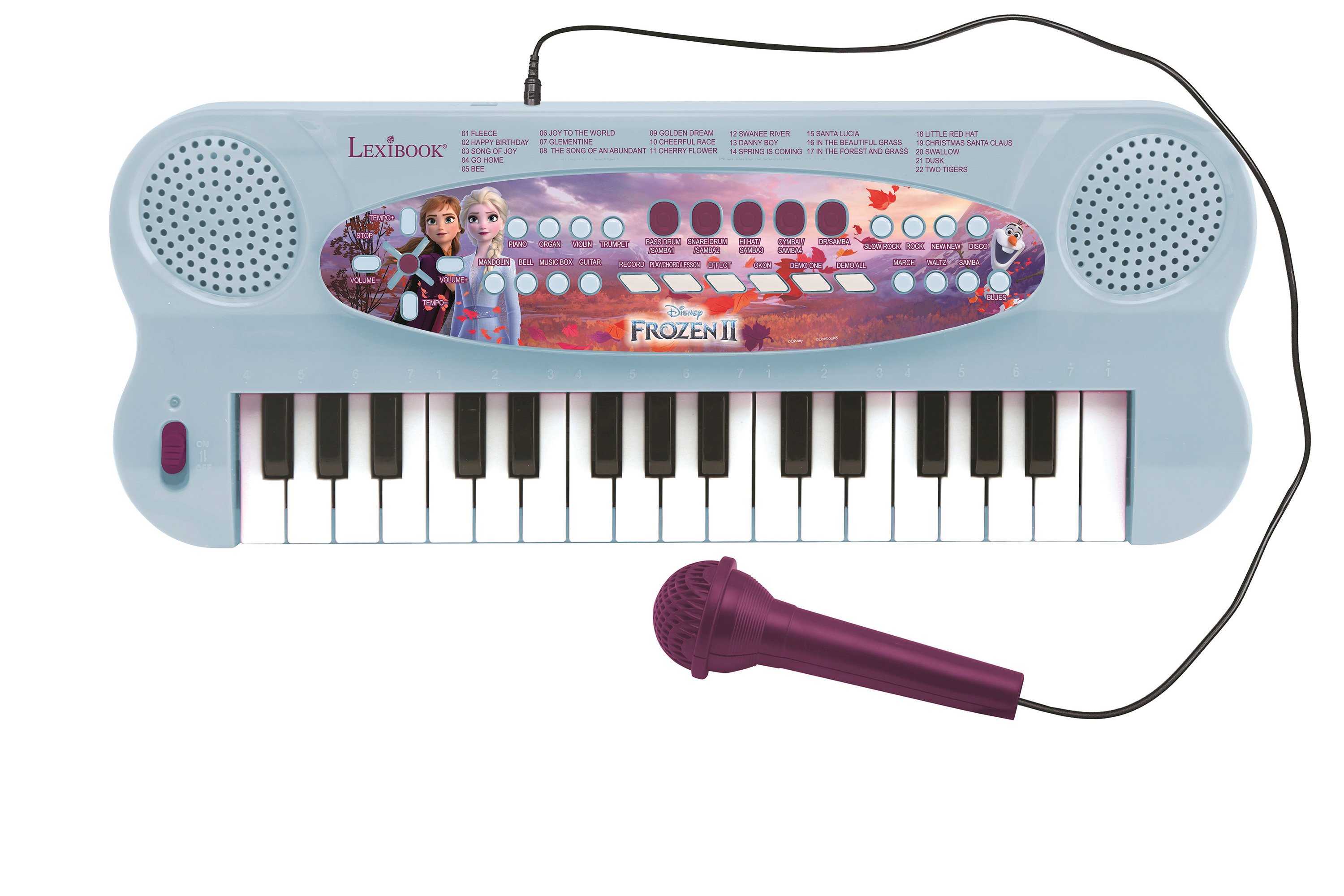 Keyboard med Mikrofon Frost 2 Lexibook