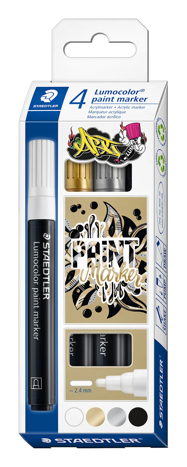 Lumocolor Värimarkerit 4-pack Staedtler