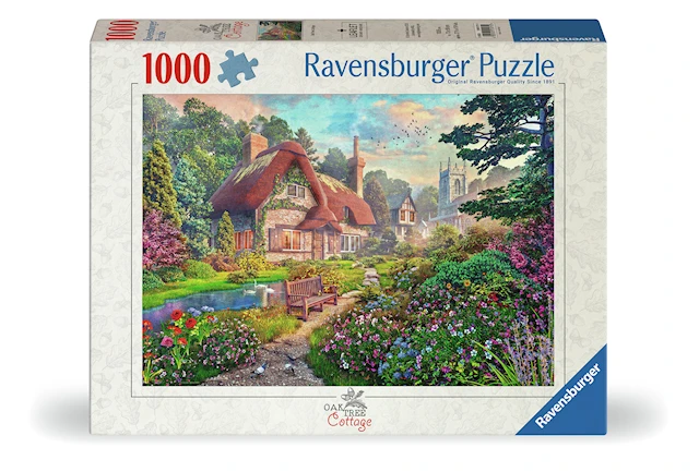 Oak Tree Cottage Pussel 1000 Bitar, Ravensburger
