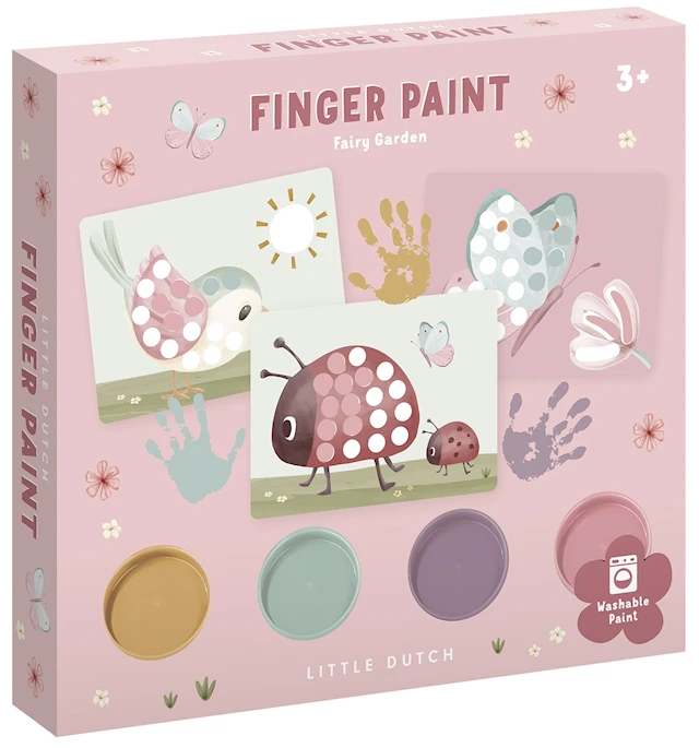 Fingerfärg Fairy Garden 4-pack Little Dutch