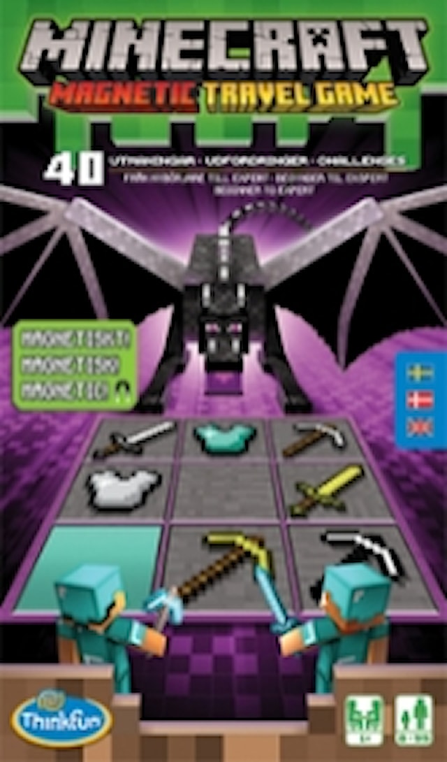 Minecraft Magnetiskt Resespel (SE/EN/DK)