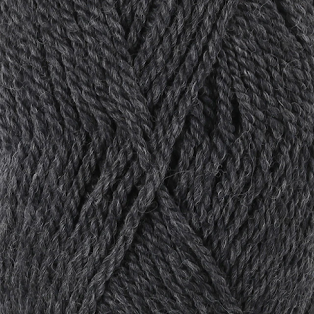 Alaska Mix Ullgarn 50 g Dark Grey 05 Drops