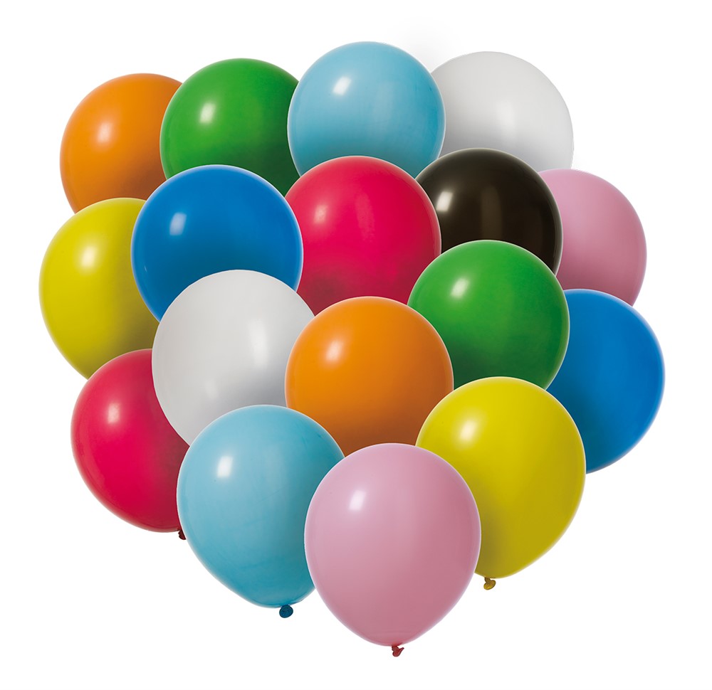 Ballonger Blandade Färger 100-pack