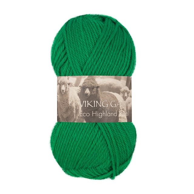 Highland Eco Wool 50 g Green 230 Viking Garn