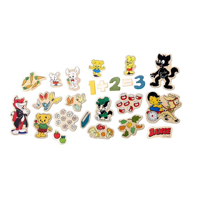 Bamse Magnet nummer og figure Micki
