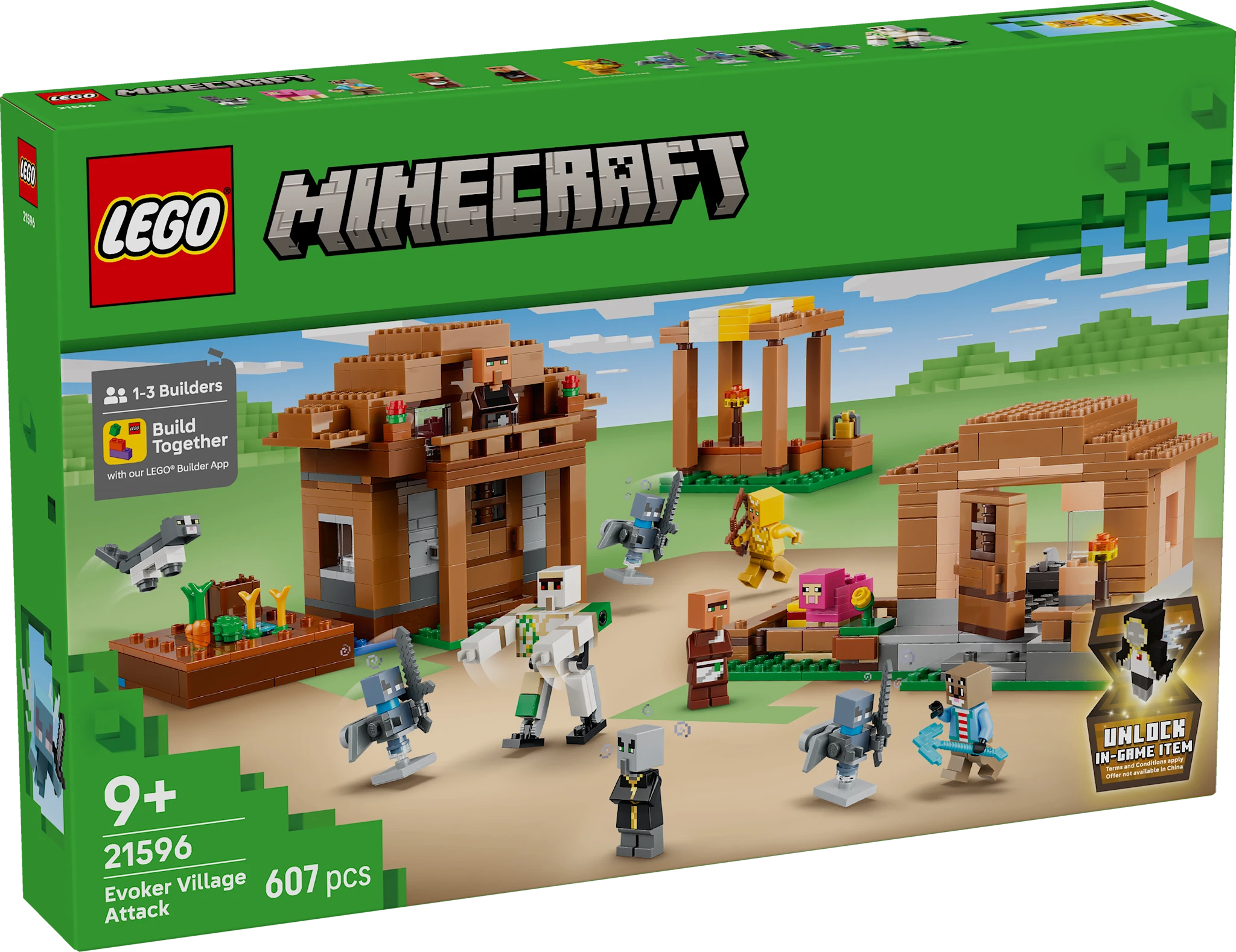 Tuotekuva ille Hyökkäys kutsuilijakylään LEGO® Minecraft® (21596)