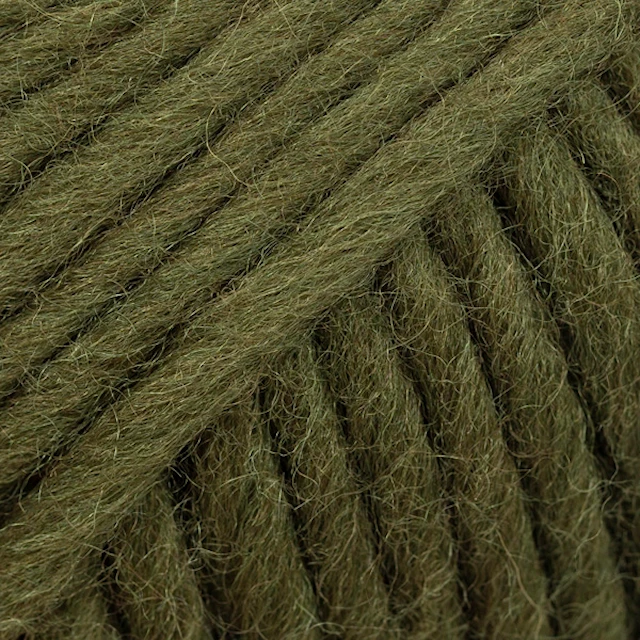 Snow Uni Colour Ullgarn 50 g dark moss (92) Drops