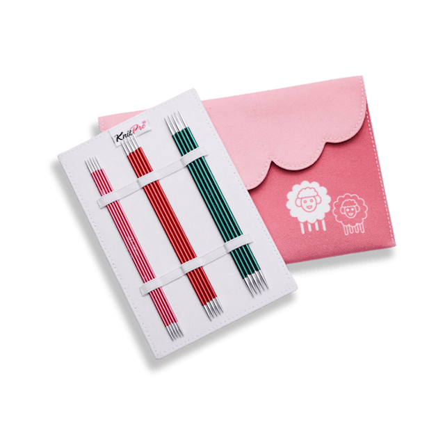 Produktbild 2 för Zing Starter - Set med strumpstickor (5 st, 15 cm) KnitPro