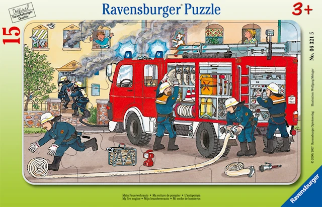 My Fire Engine Palapelit 15 palaa, Ravensburger