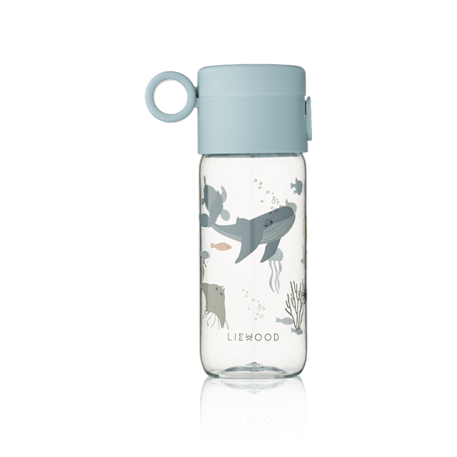 Produktbild 1 för Clemence Tritan Vattenflaska 350 ml Sea creature/Sandy Liewood