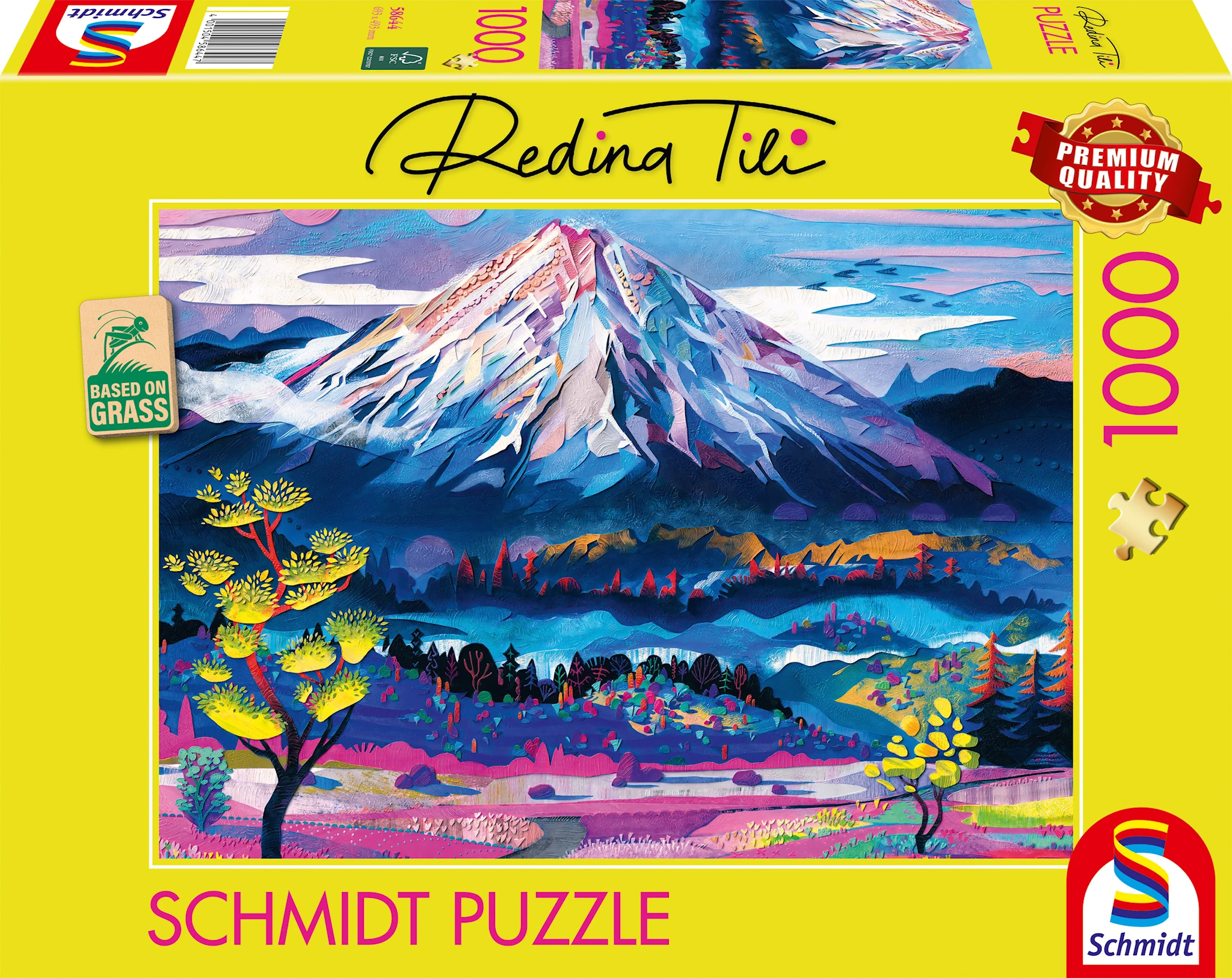 Produktbilde for The Calm Of The Mountain Puslespill 1000 Brikker Schmidt
