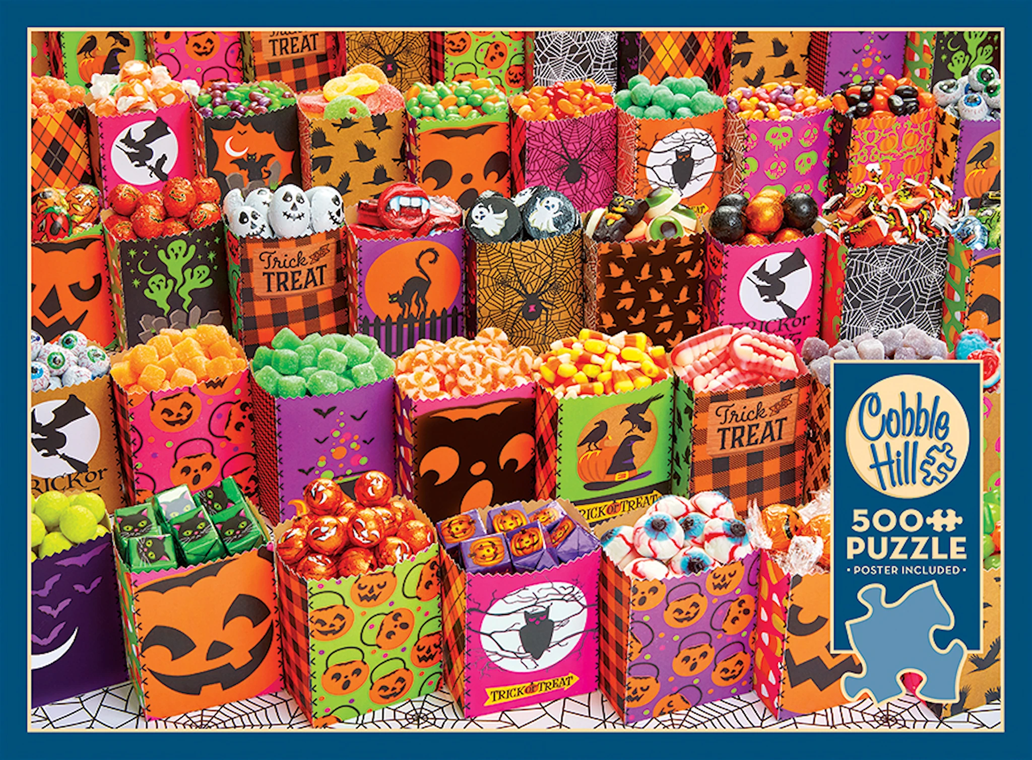 Tuotekuva ille Palapelit Halloween Treats 500 palaa, Cobble Hill