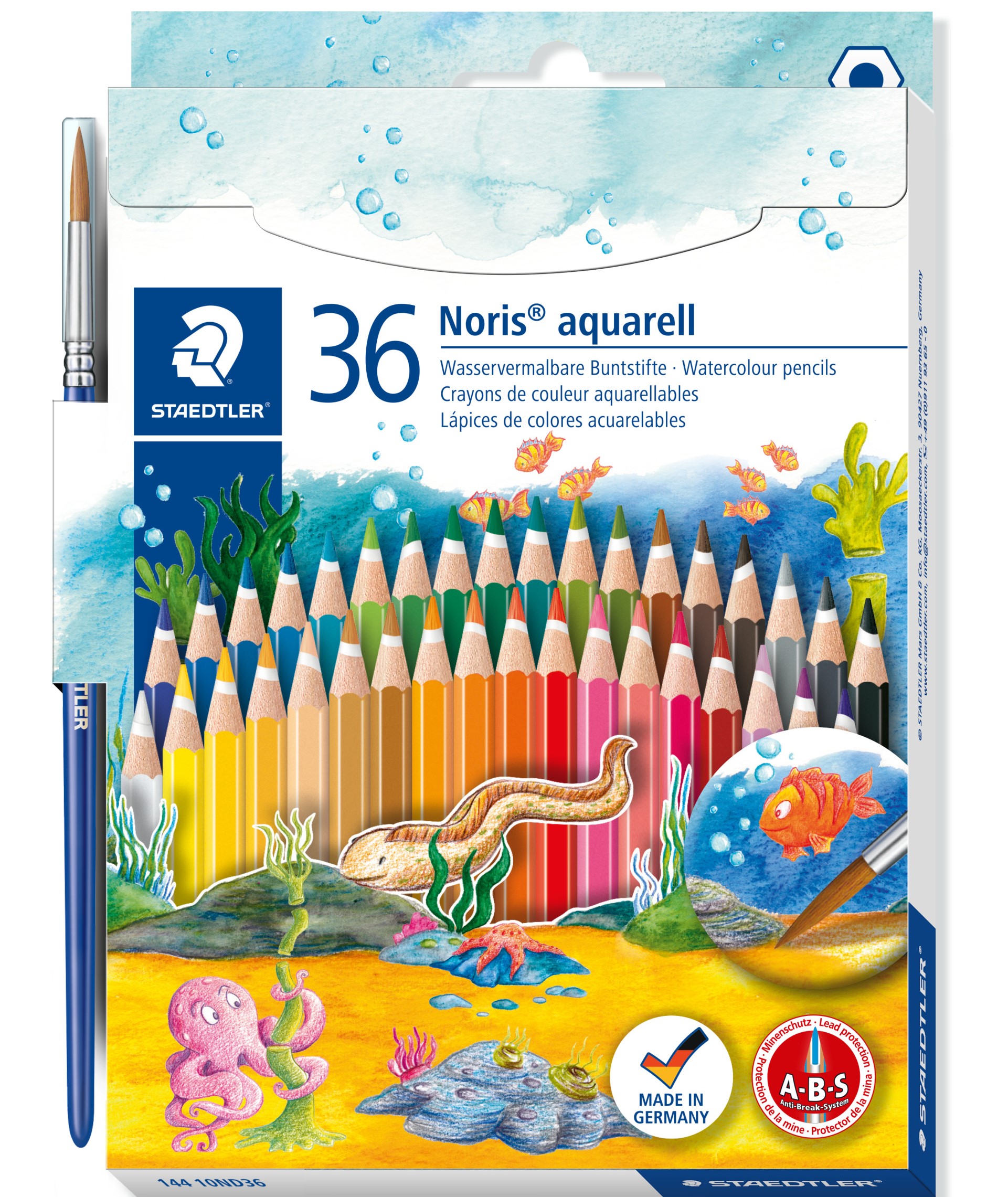 Akvarell Färgpennor 36-p Noris Club® Staedtler