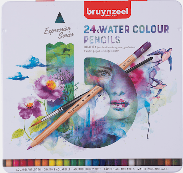 Produktbilde 1 for Bruynzeel Expression Akvarellblyanter 24-sett