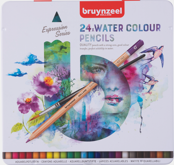 Bruynzeel Expression Akvarellpennor 24-set