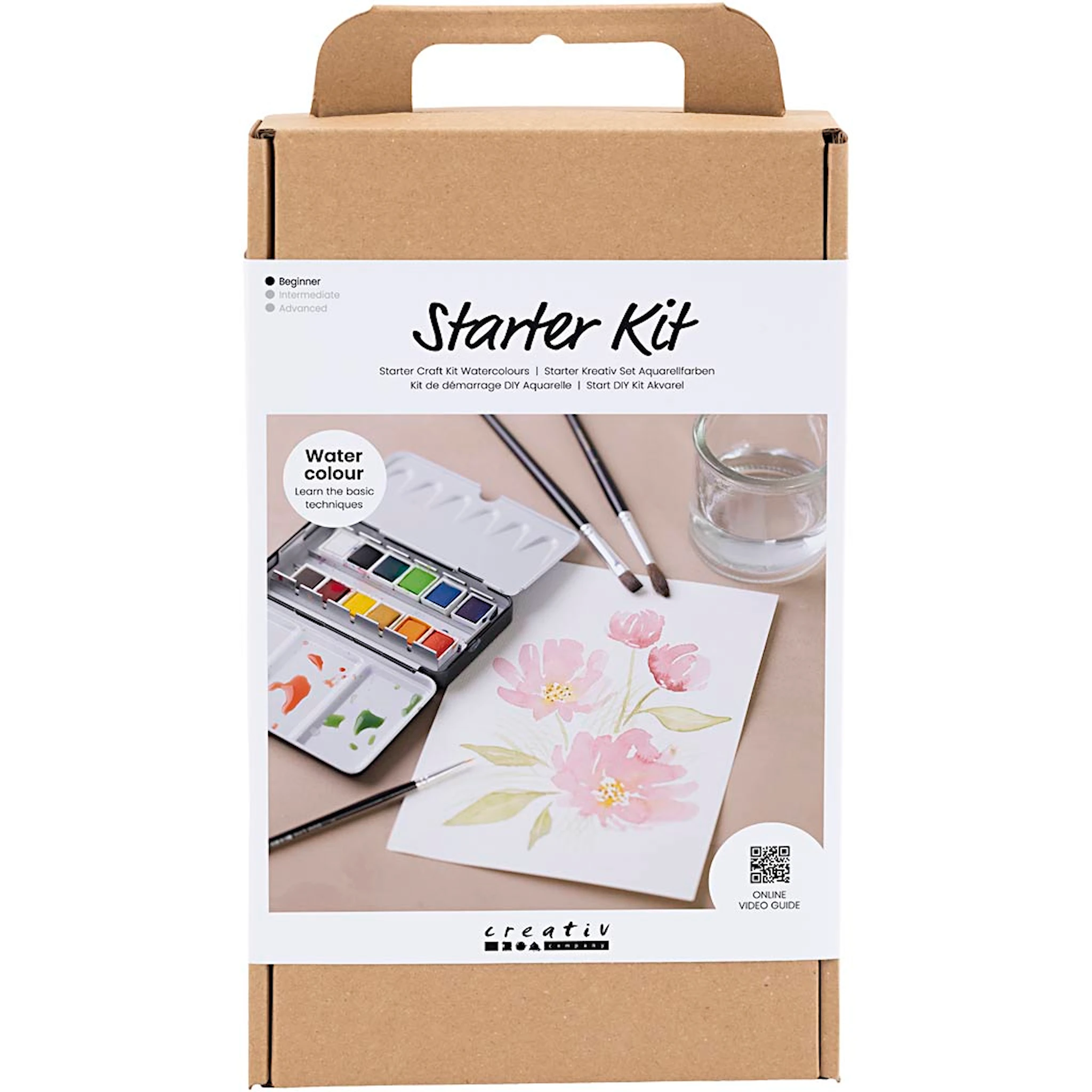 Produktbilde for Startkit DIY Vannferger, Blokk og Penslar