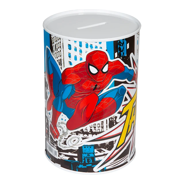Metallinen säästöpossu Spiderman Streets Hisab Joker