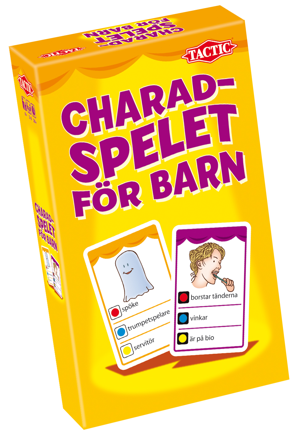Charadspelet för Barn Resespel Tactic (SE)
