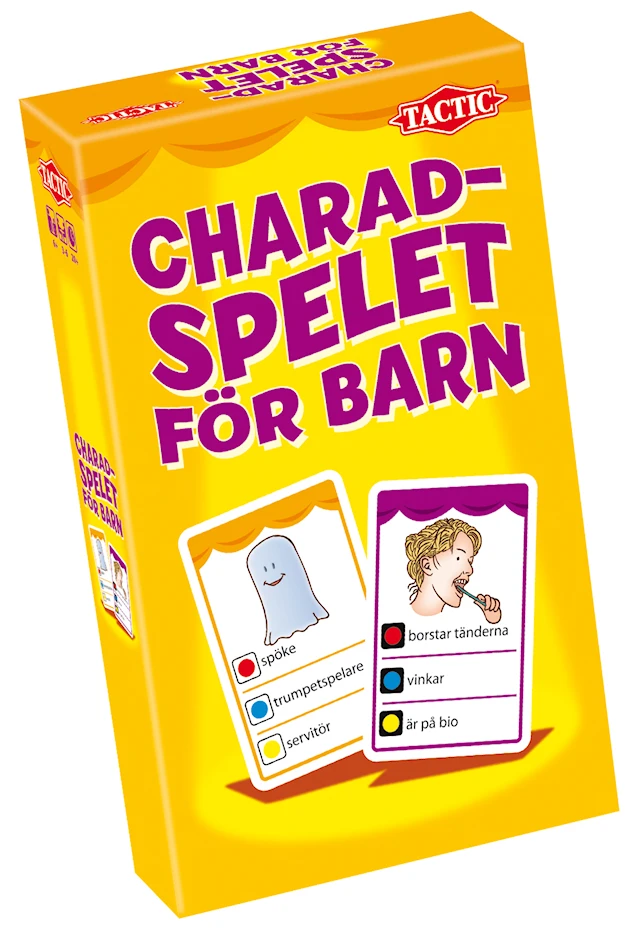 Charadspelet för Barn Resespel Tactic (SE)