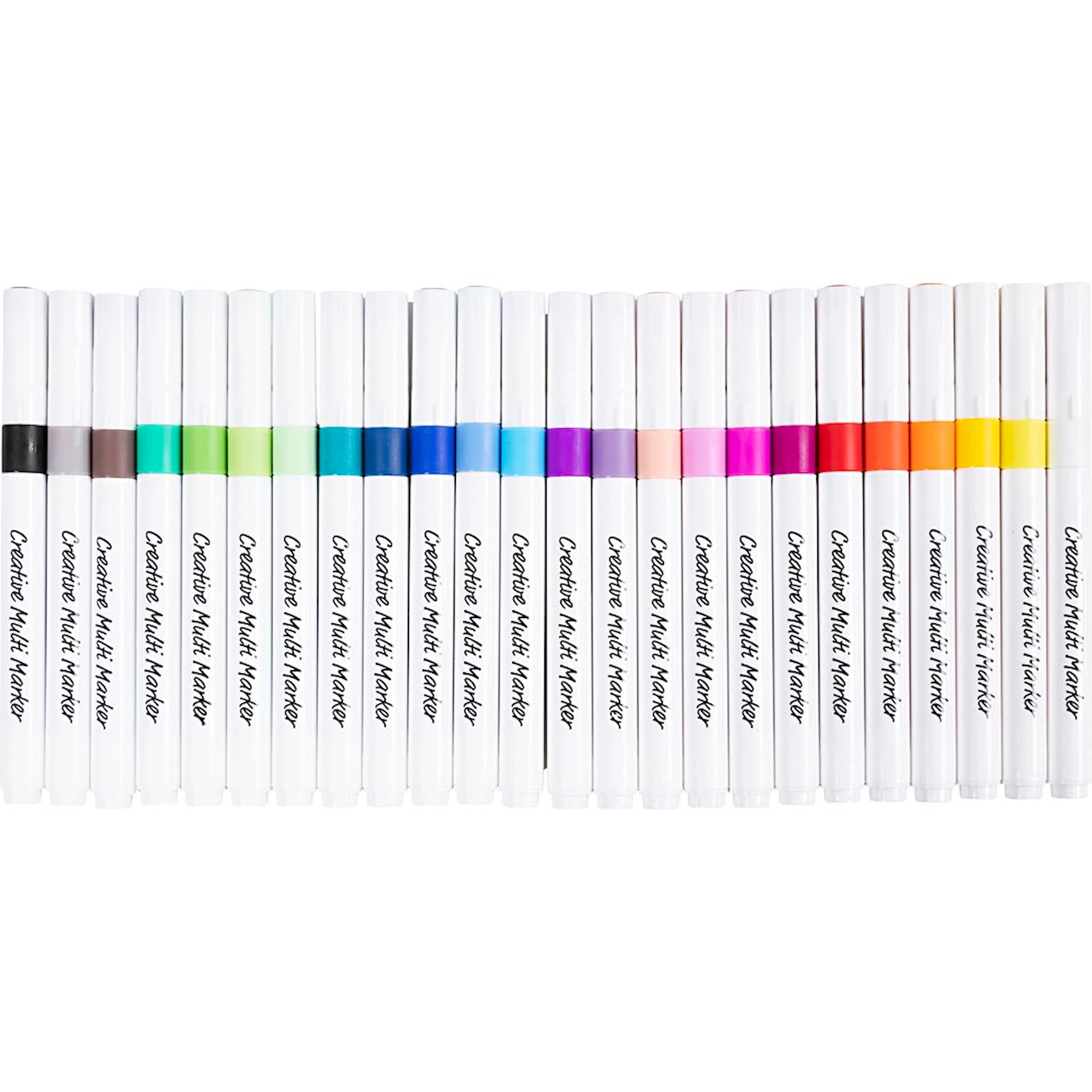 Produktbilde for Kreativ Multi Tusj, strek 4 mm, ass. farger, 24 stk./ 1 pk.