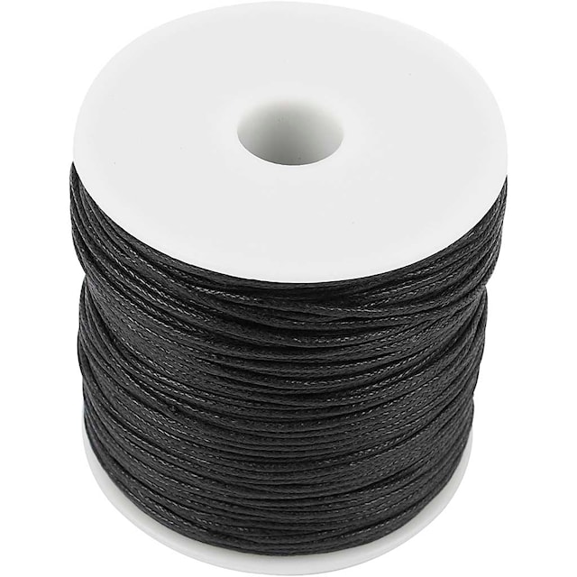 Tuotekuva 1 - Puuvillanyöri, paksuus 1 mm, 100 m, musta