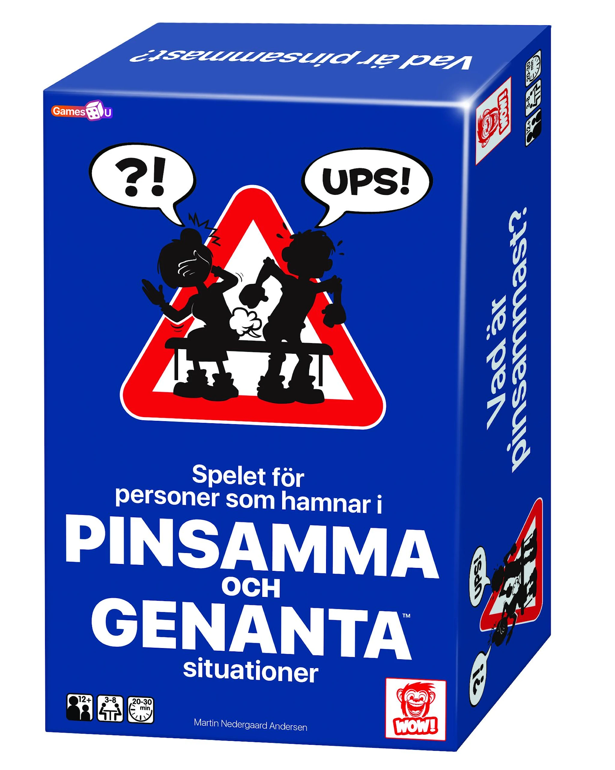 Tuotekuva ille Pinsamma och genanta situationer