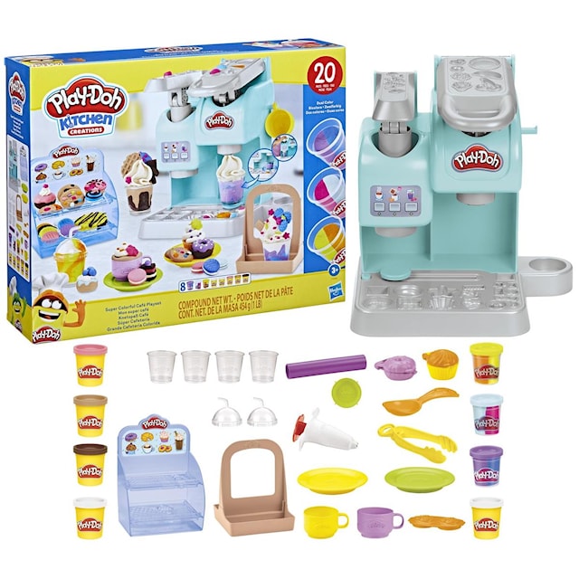 Produktbild 2 för Super Colorful Cafe Lekset Play-Doh