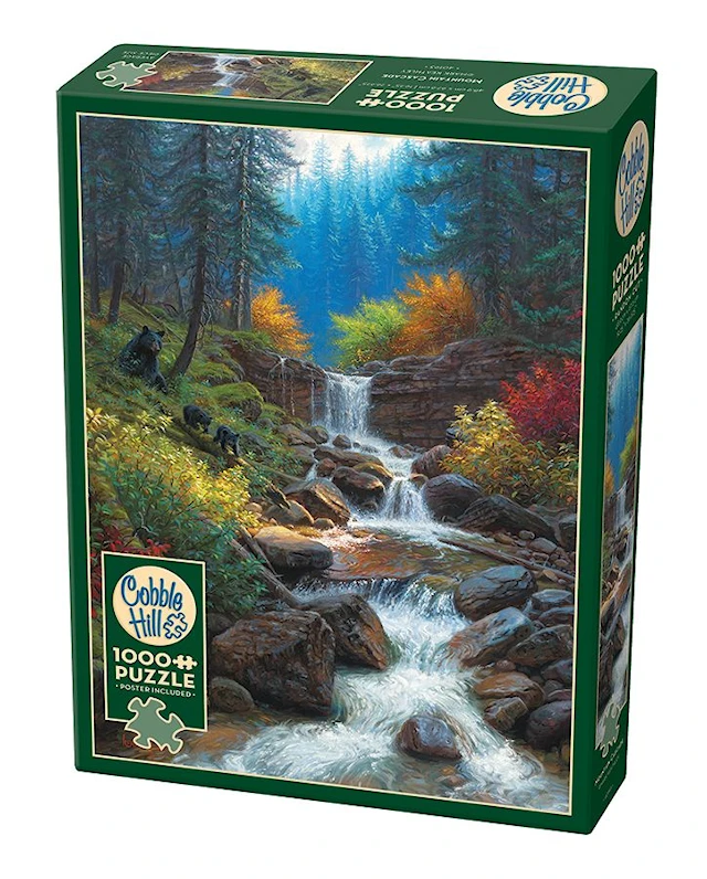Pussel Mountain Cascade 1000 bitar Cobble Hill