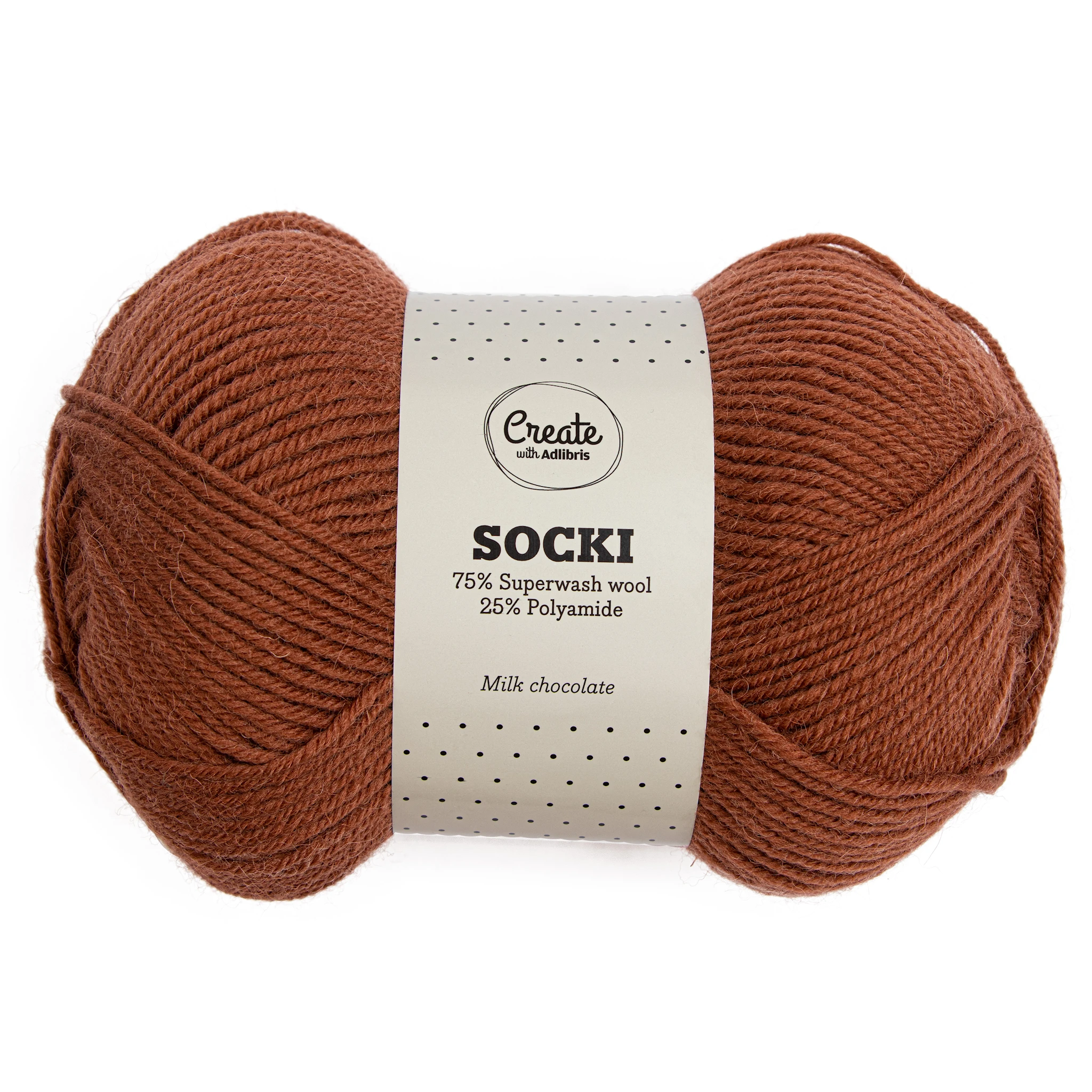 Produktbild för Socki Garn Enfärgade Ullmix 100 g Adlibris