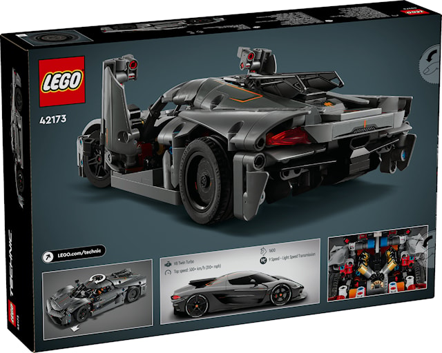 Produktbilde 3 for Koenigsegg Jesko Absolut-hyperbil i grått LEGO® Technic (42173)