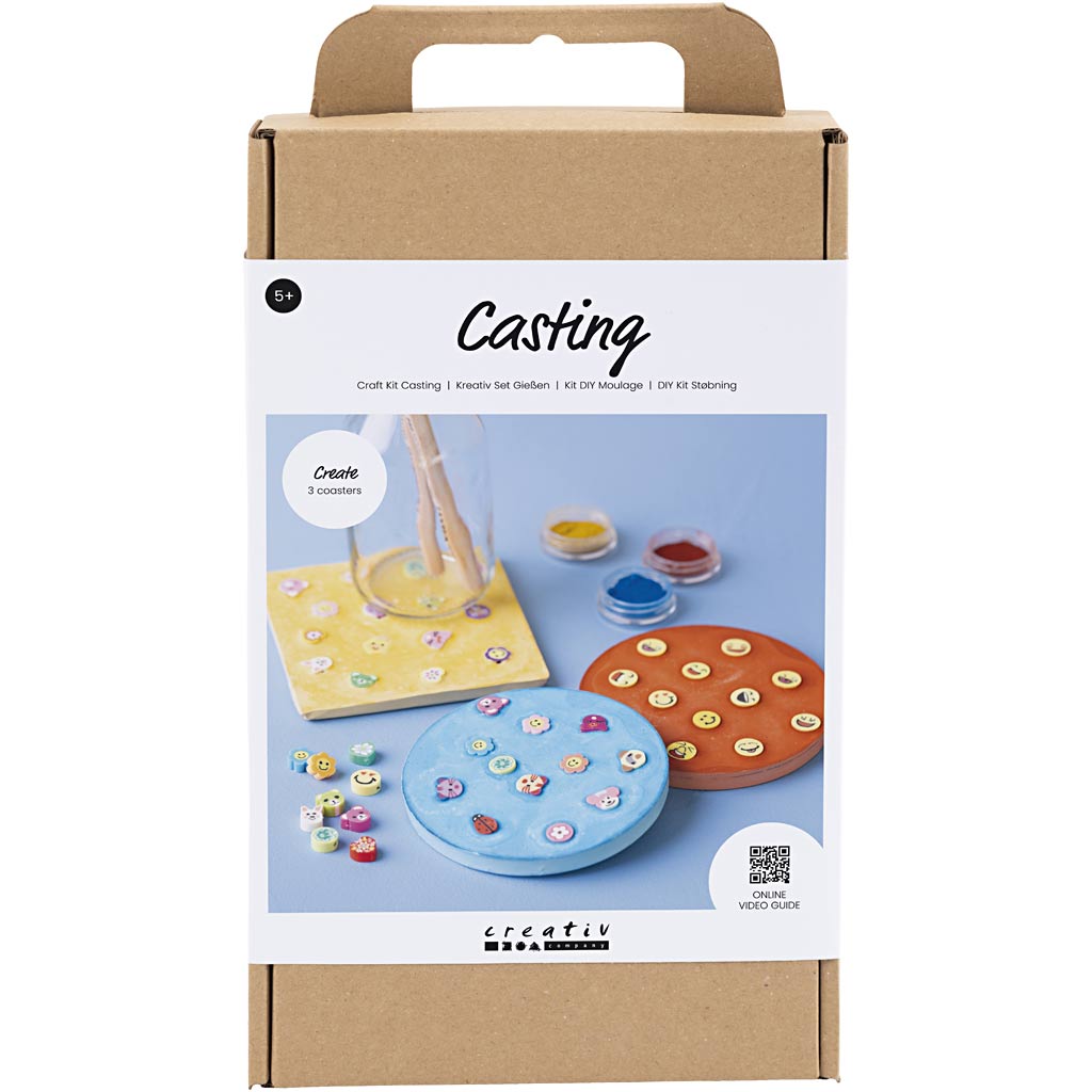 DIY Kit Gjutning - Underlägg med Figurpärlor Creativ Company