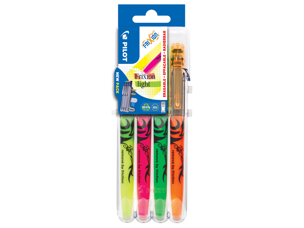 Korostuskynä Frixion Light Set2Go 4-p Pilot