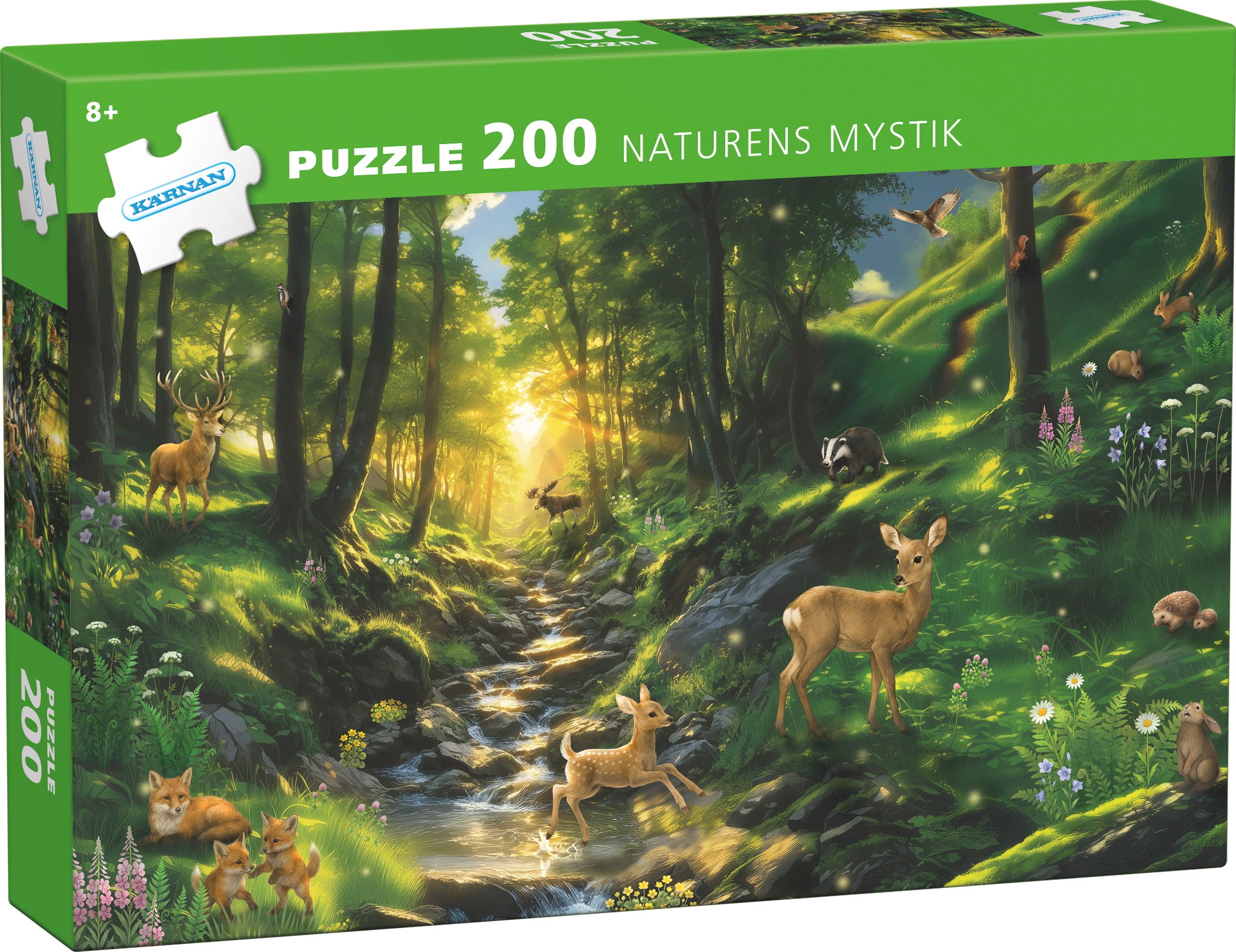 Naturens Mysitk Pussel Kärnan 200 Bitar Kärnan