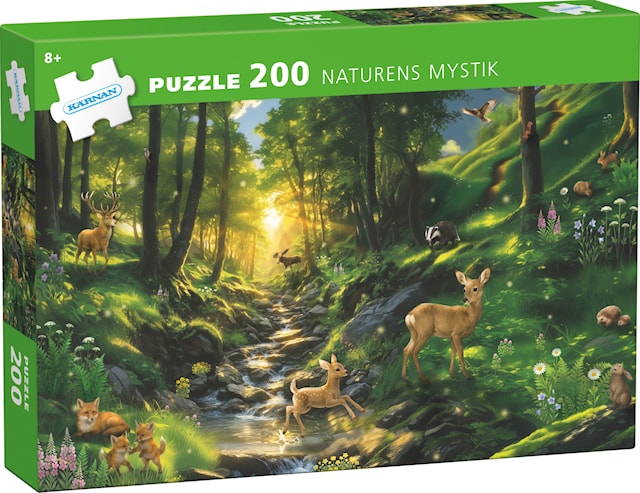 Naturens Mysitk Pussel Kärnan 200 Bitar Kärnan