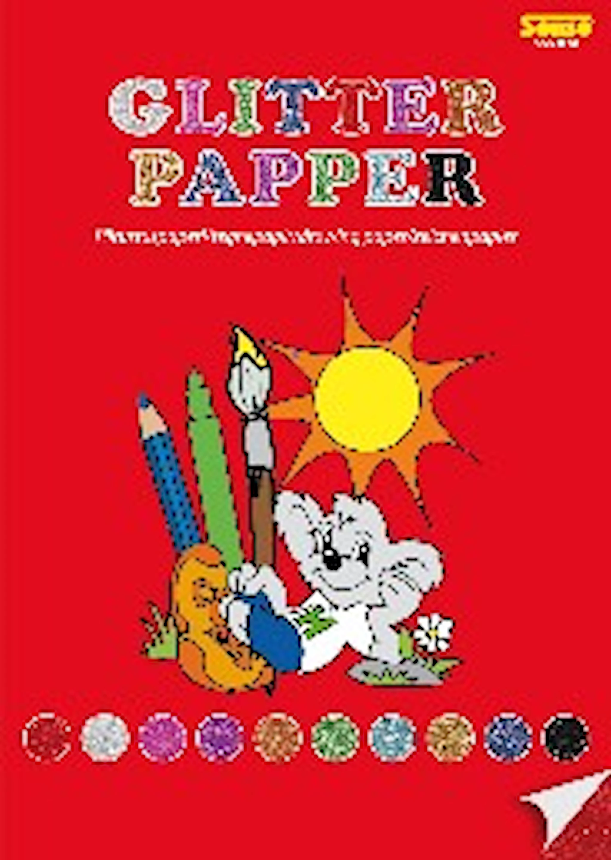 Produktbild för Glitterpapper FSC® A4 Sense