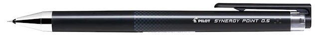 Gelbläckpenna Synergy Point 0,5 Svart, Pilot