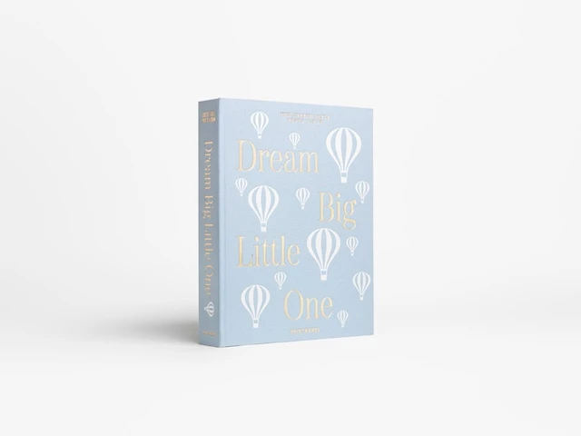Baby Album Dream Big Little One Light Blue Printworks