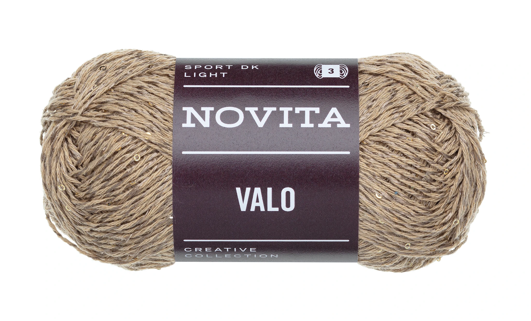Produktbild för Valo Paljettgarn50gr Novita