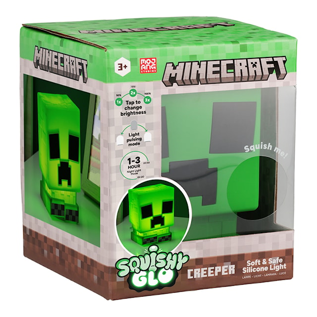 Tuotekuva 7 - Creeper SquishyGlo Silikonivalo Ladattava, Paladone
