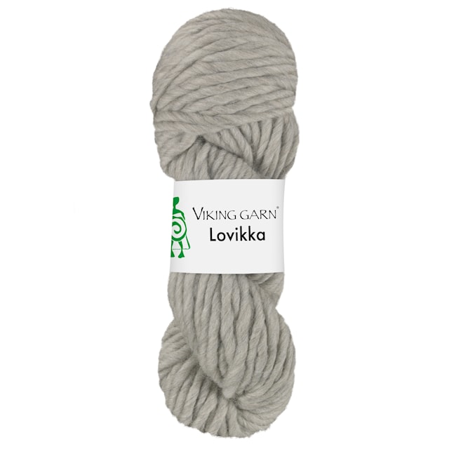Lovikka 100 g Lys grå 213 Viking Garn