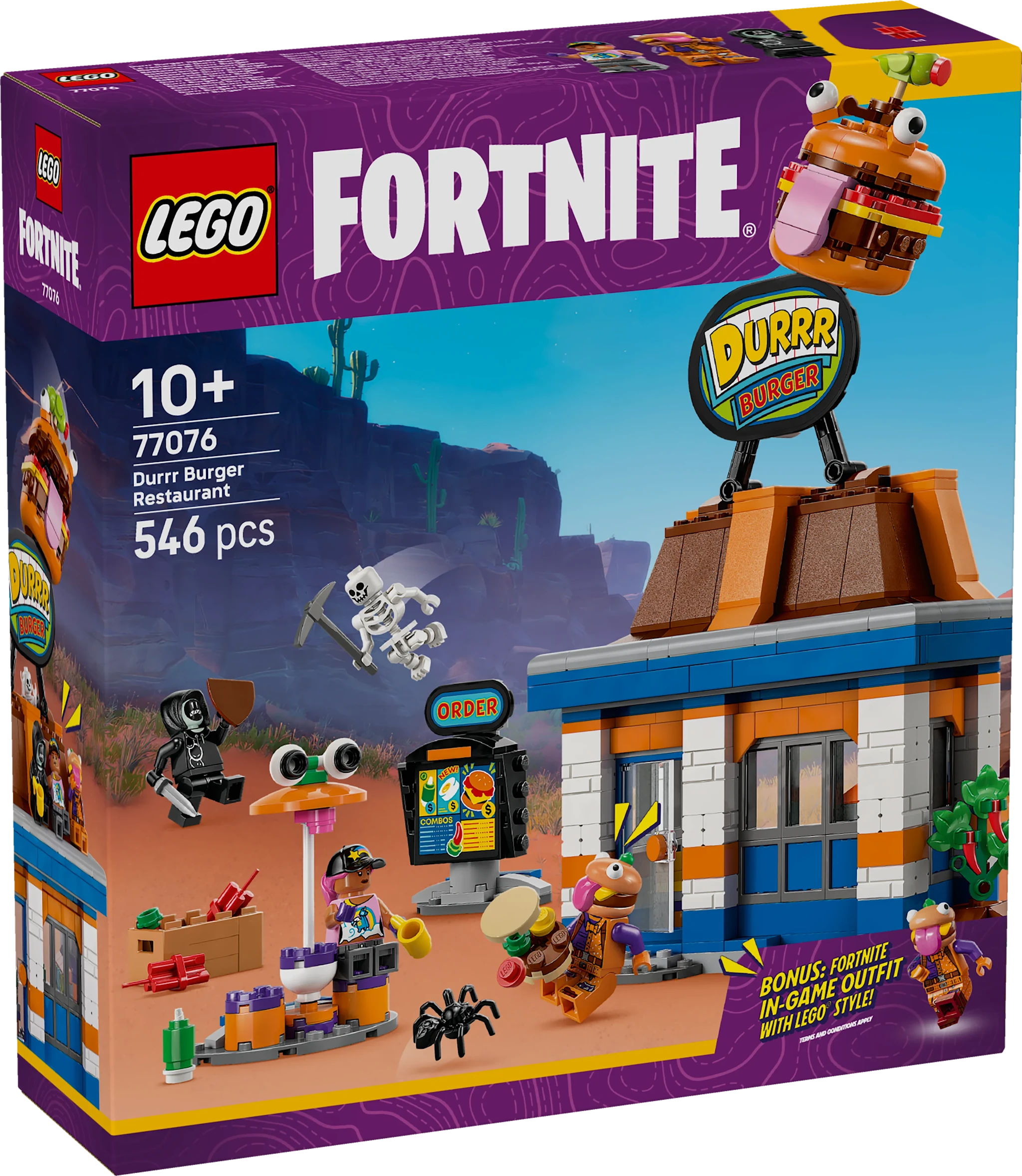 Tuotekuva ille Durrr Burger ‑ravintola LEGO® Fortnite (77076)